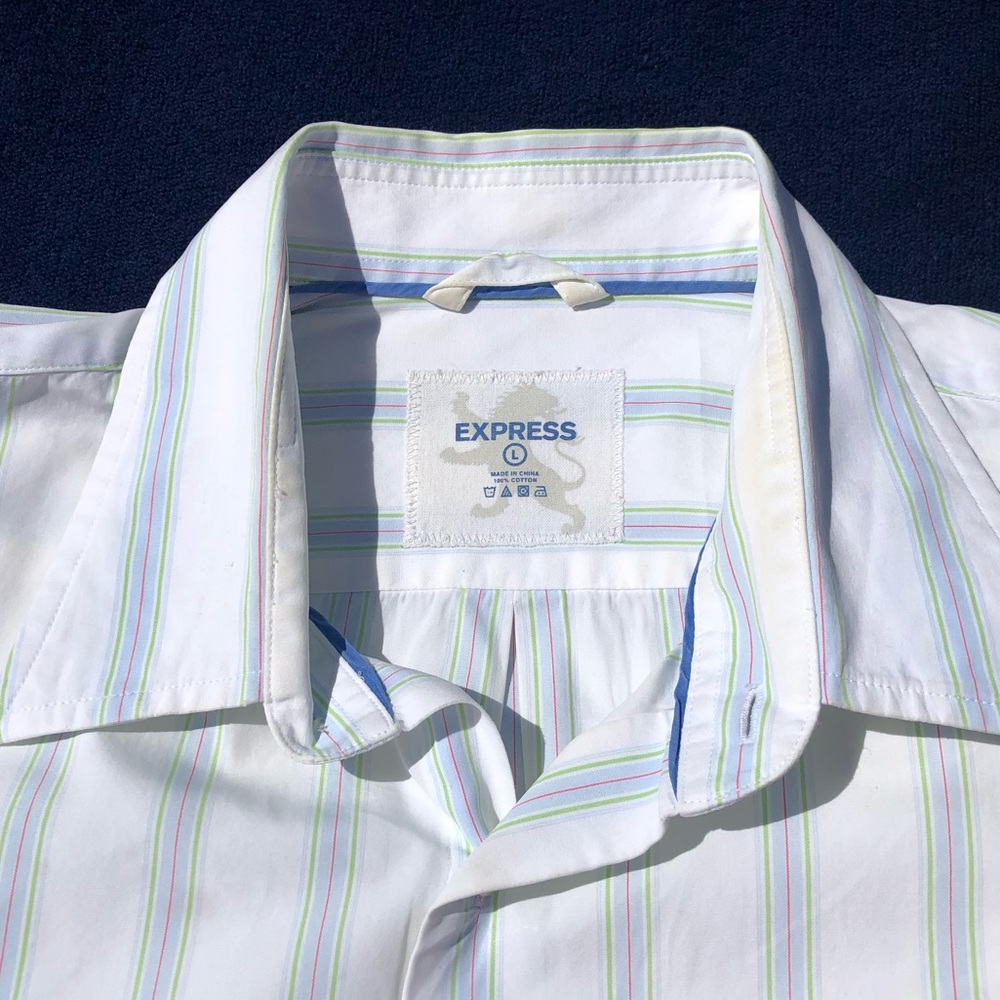 💼 Express Spring Striped Shirt - Picture 4 of 8